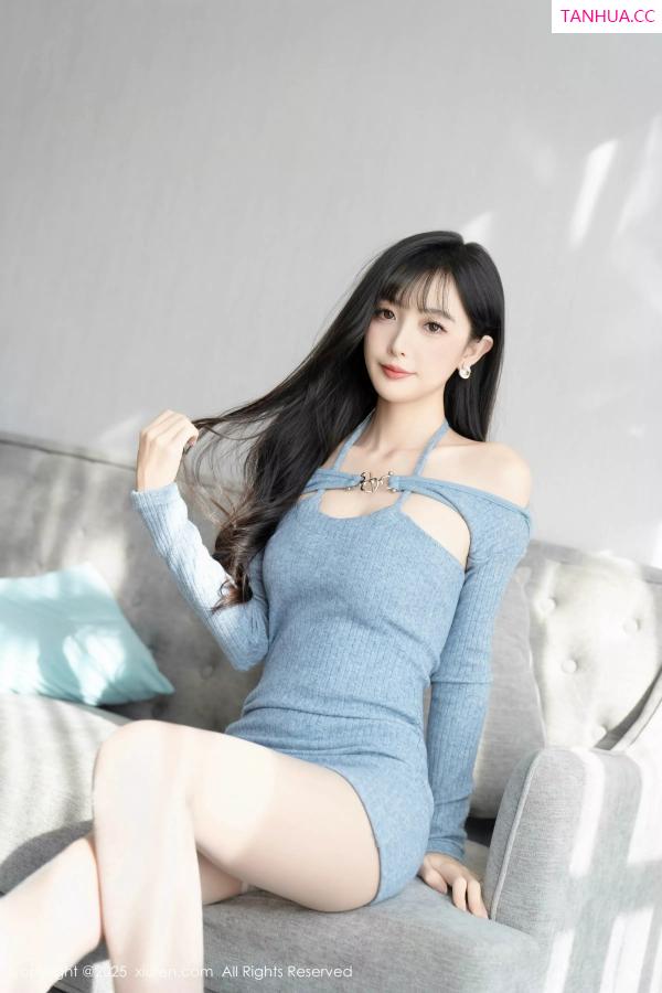   [XiuRen]高清写真图 2025.04.08 No.10124 樱桃小阑子 灰色丝袜第30张图片